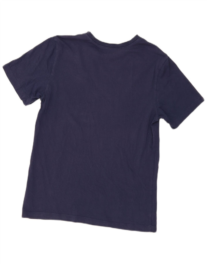 Nike Herren-T-Shirt-Oberteil, mittelgroß, marineblau, Baumwolle