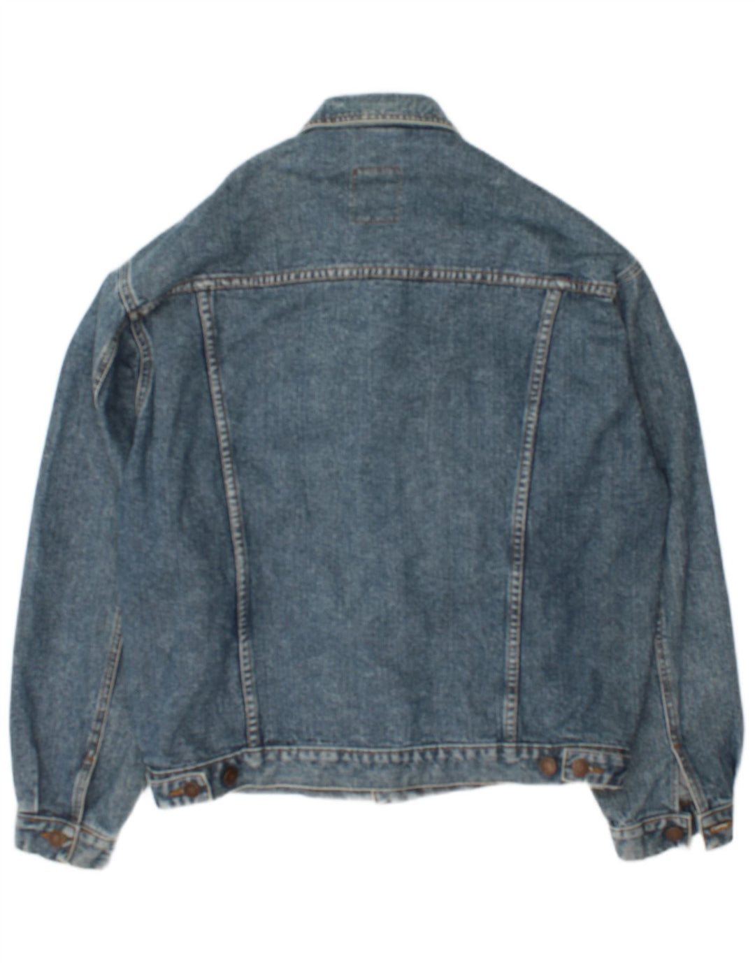 Casucci Herren Jeansjacke UK 38 Mittelblaue Baumwolle