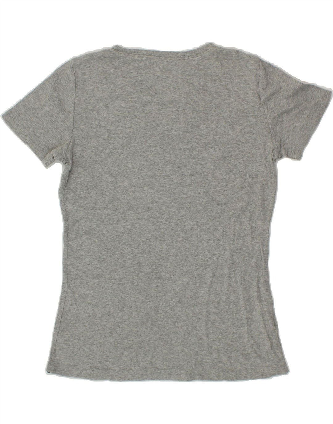 EDDIE BAUER Womens T-Shirt Top UK 10 Small Grey Cotton Vintage Eddie Bauer and Second-Hand Eddie Bauer from Messina Hembry 