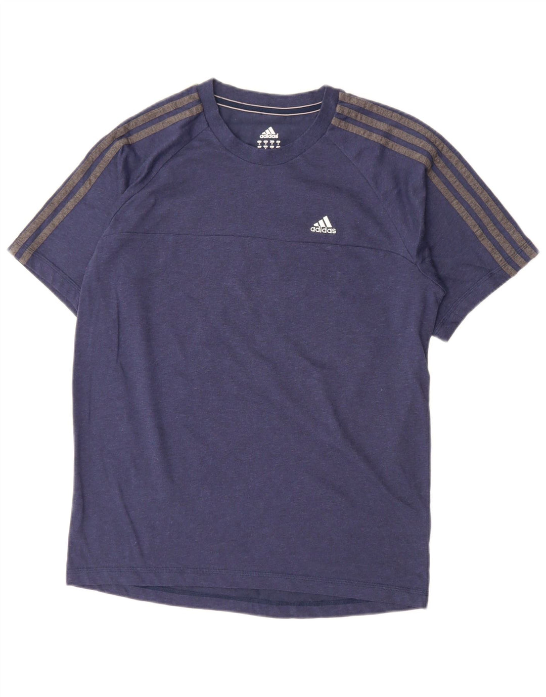 Adidas Herren Climalite T-Shirt Top Medium Marineblau Baumwolle