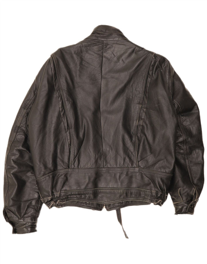 Vintage Herren Lederjacke UK 42 XL Rot