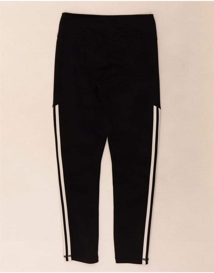 Adidas Damen Climalite Leggings UK 12 Medium Schwarz Polyester