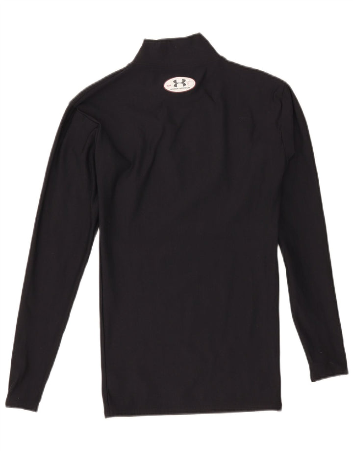 Under Armour Herren Cold Gear Top Langarm Small Schwarz Polyester