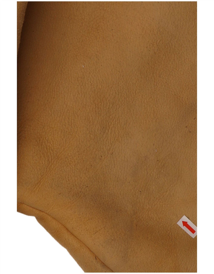 Vintage Damen Shearling Mantel IT 46 Großer Beige Shearling