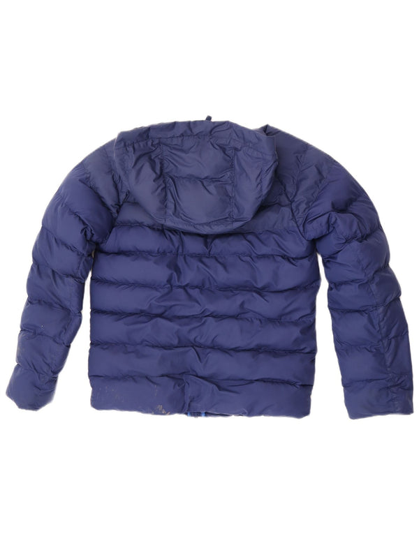 Nike Wattierte Jacke mit Kapuze für Jungen, 10–11 Jahre, mittelblaues Polyester