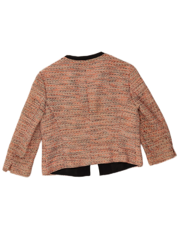 L.K. Bennett Damen 3/4-Ärmel 2-teiliges Set UK 10 Small Orange Meliert