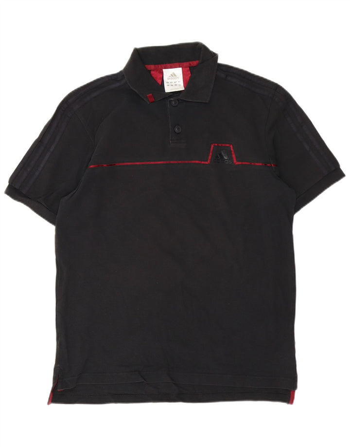 Adidas Herren Poloshirt Medium Schwarz Baumwolle