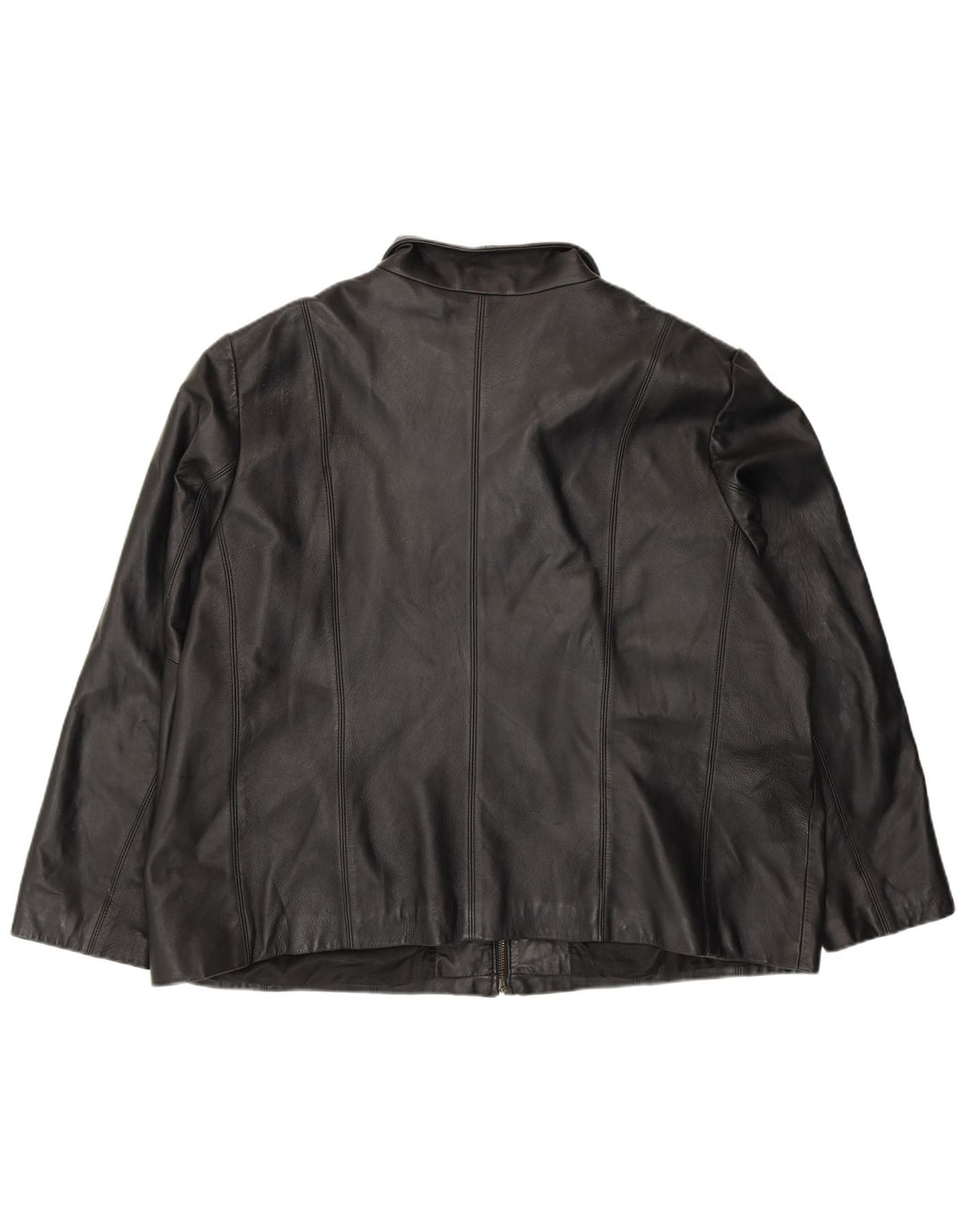 Colebrook Damen Lederjacke UK 22 3XL Schwarzes Leder