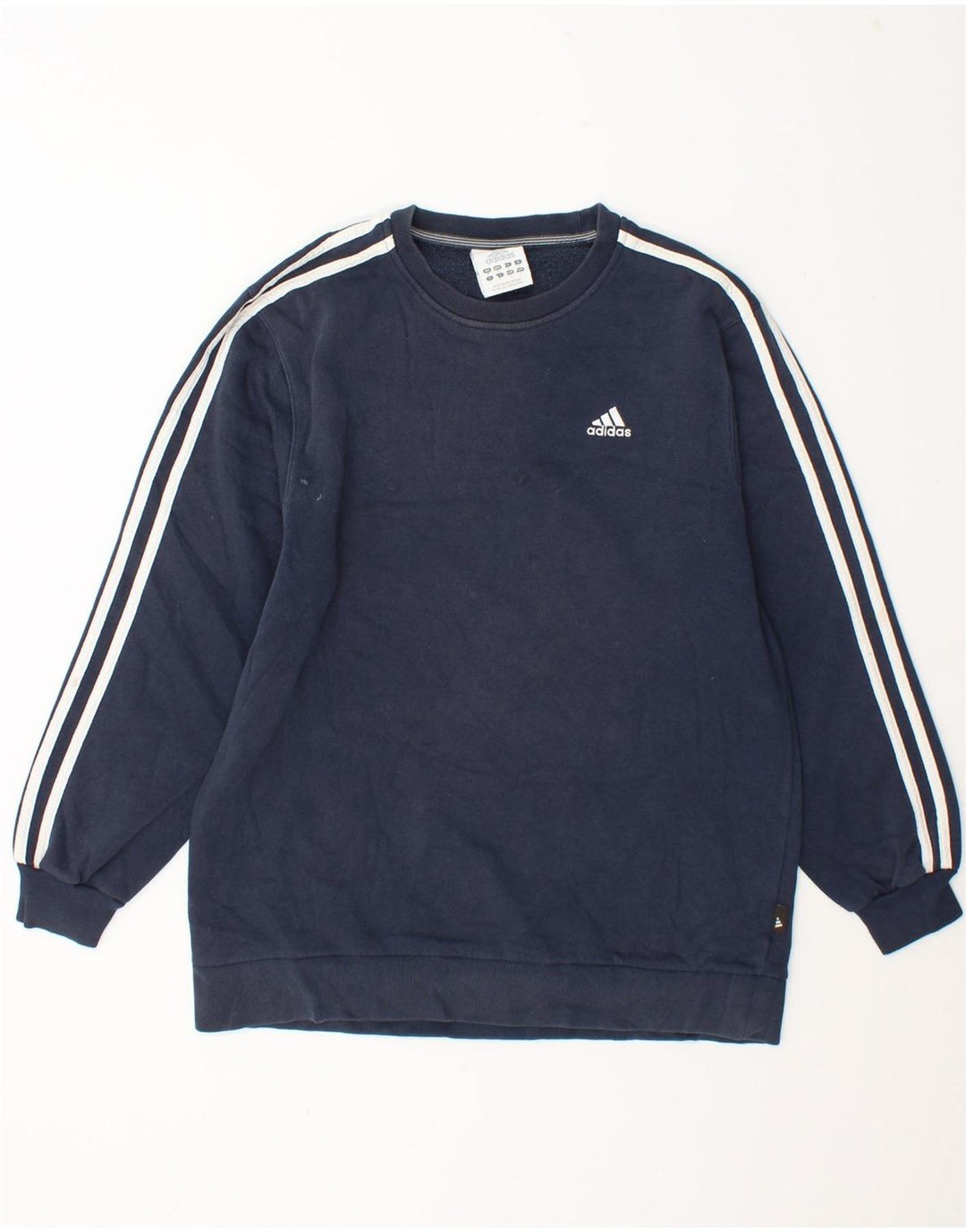 Adidas Herren Sweatshirt Pullover Small Marineblau Baumwolle