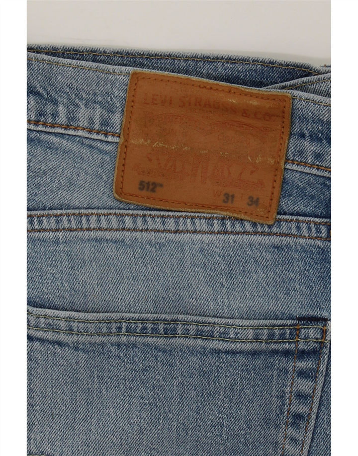 LEVI'S Mens 512 Slim Tapered Jeans  W31 L34 Blue Cotton Vintage Levi's and Second-Hand Levi's from Messina Hembry 