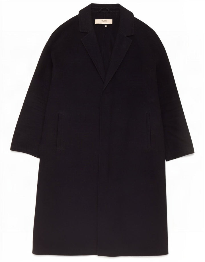 Zara Damen Übergroßer Mantel UK 6 XS Marineblau