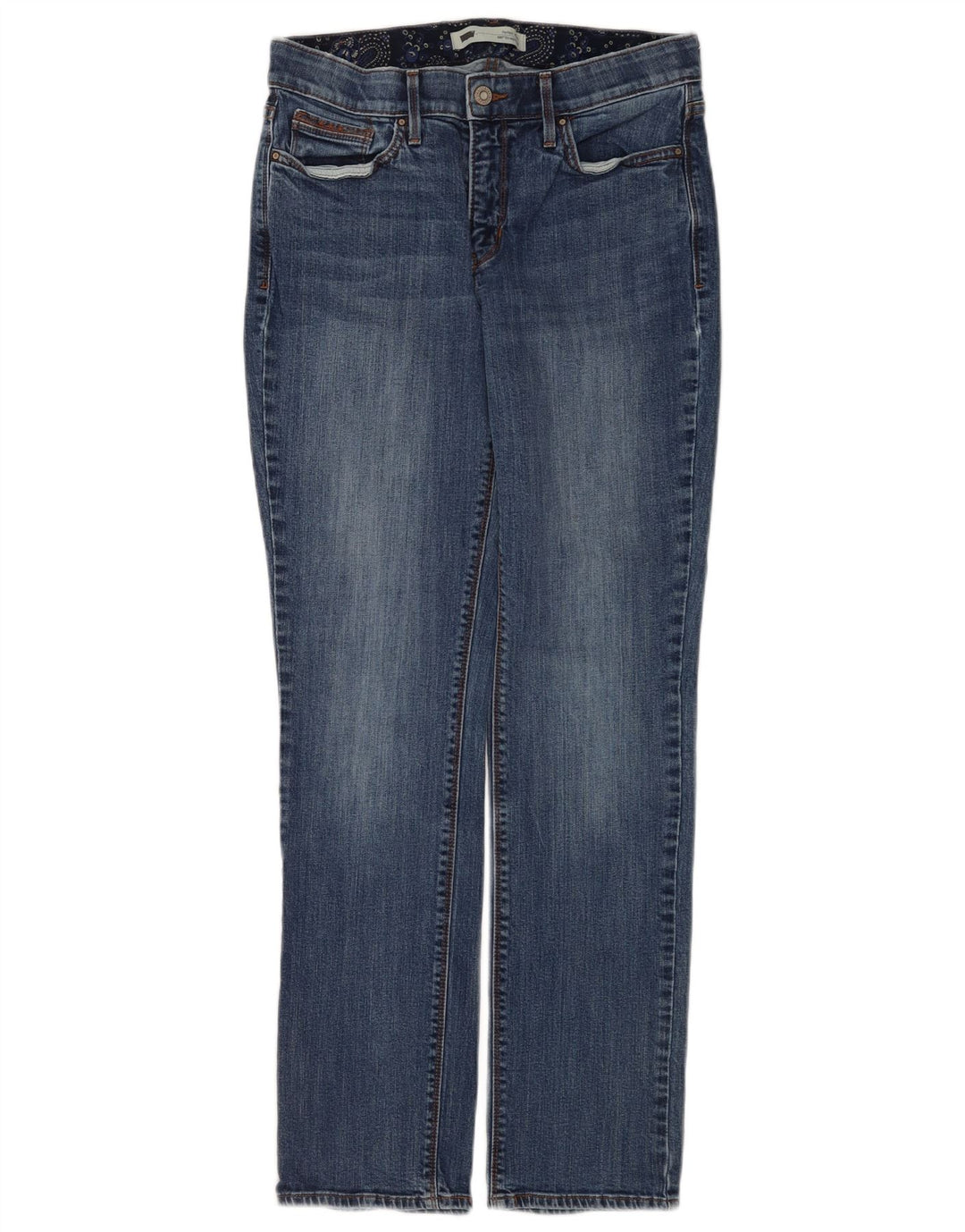 Levi's Damen 525 Straight Jeans US 10 Large W30 L32 Blau