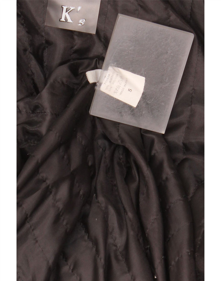 K'S Damen Lederjacke IT 48 XL Schwarz