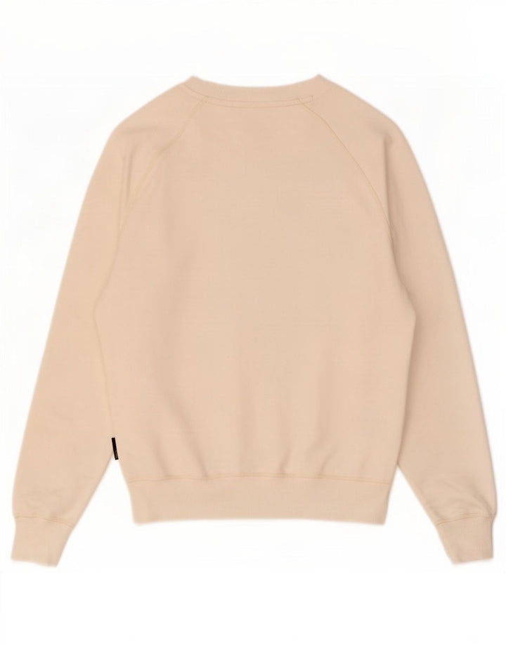 Napapijri Herren-Sweatshirt, Pullover, Größe S, weiße Baumwolle