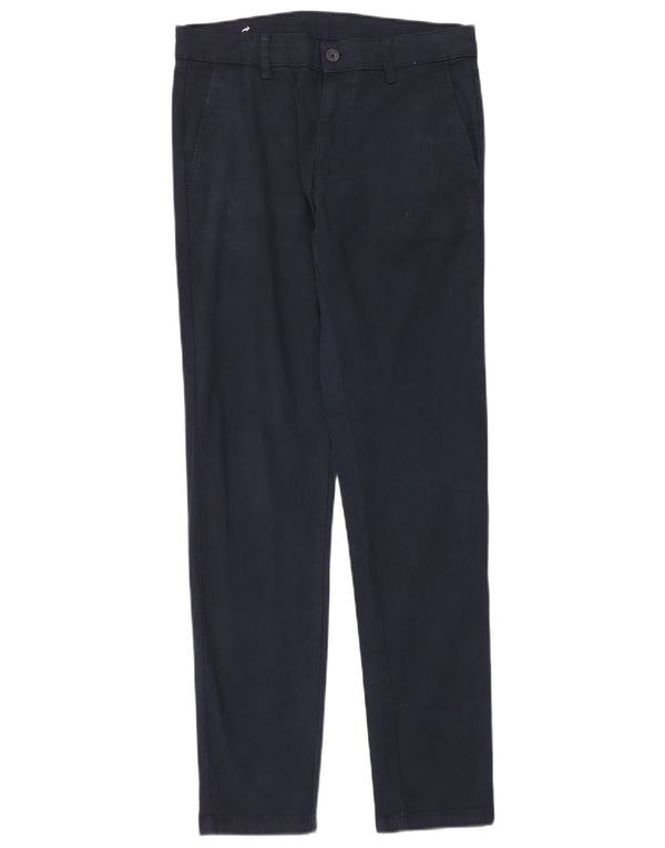 Zara Slim Chino-Hose für Herren, EU 38, Größe S, W30, L30, Marineblau, Baumwolle