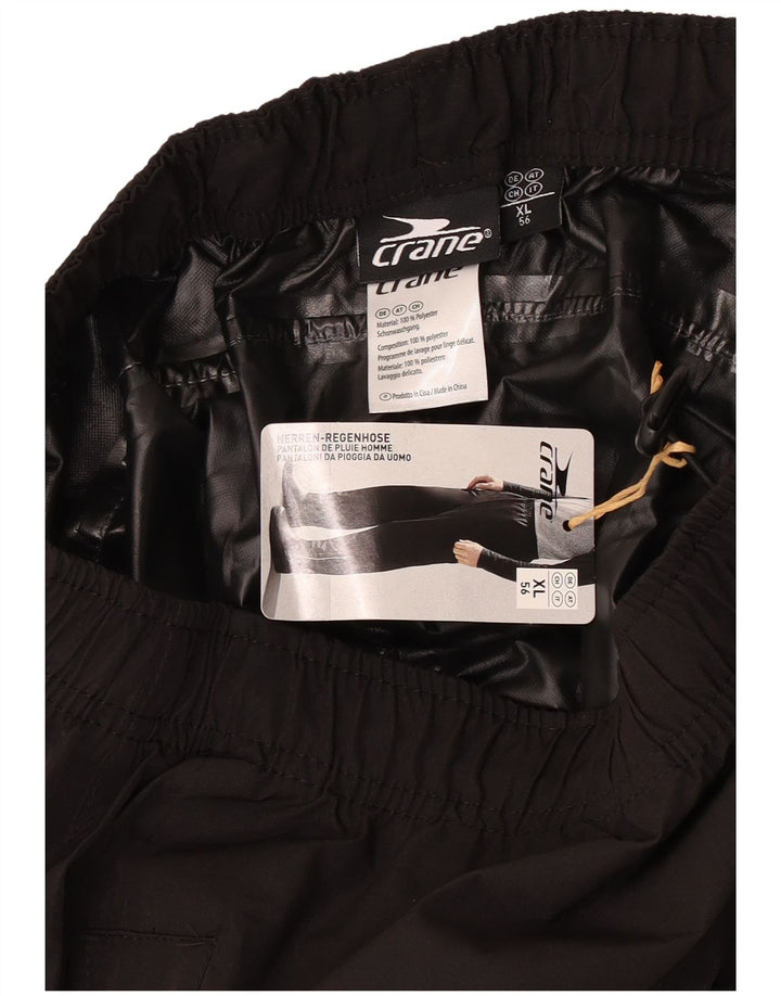 Crane Herren wasserdichte Hose XL Schwarz Polyester