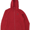 Nike Herren-Kapuzenpullover mit Reißverschluss, mittelrote Baumwolle