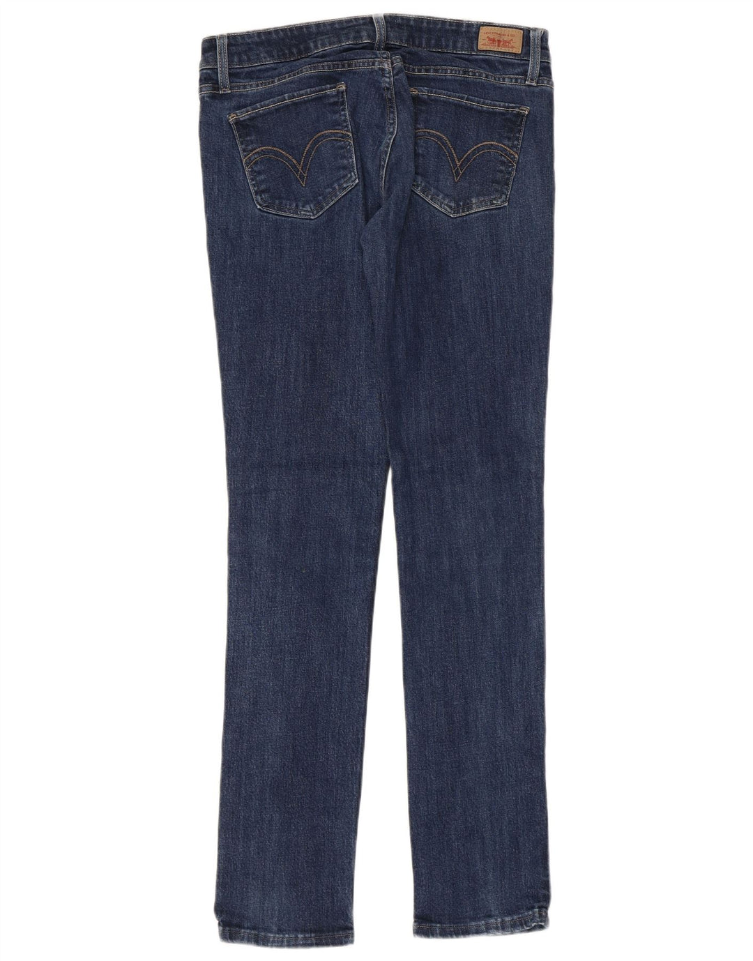 Levi's Damen 524 Super Low Skinny Jeans US 9 Medium W32 L31 Blaue Baumwolle