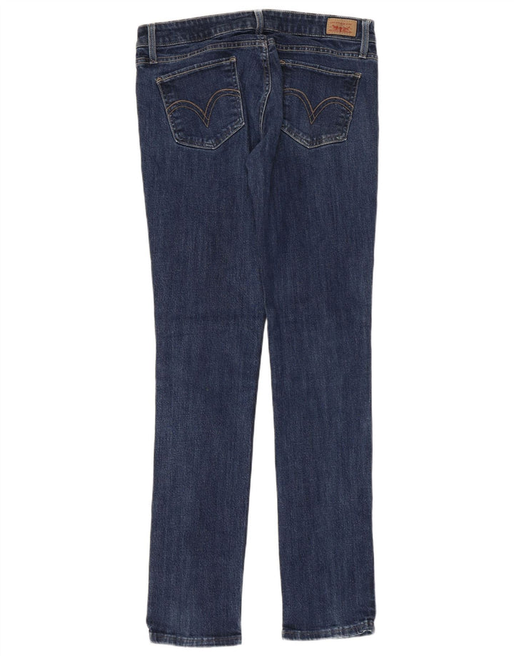 Levi's Damen 524 Super Low Skinny Jeans US 9 Medium W32 L31 Blaue Baumwolle