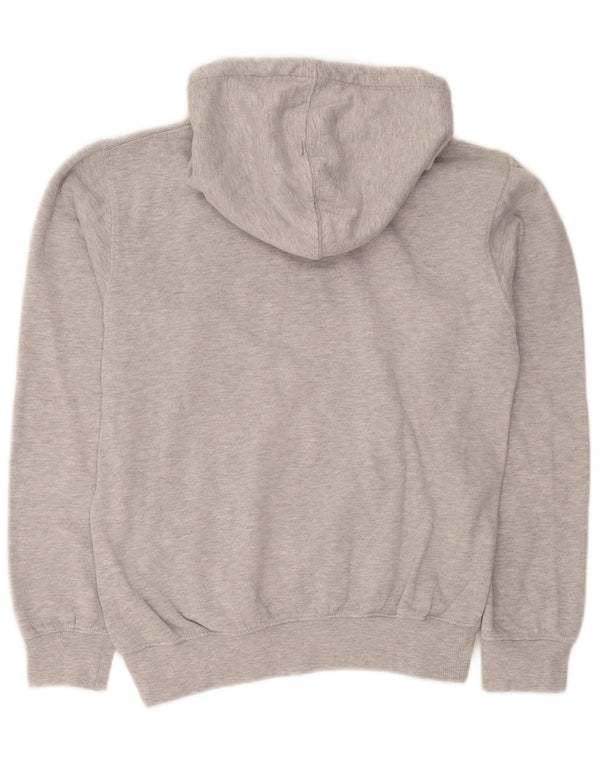 Hard Rock Cafe Damen-Kapuzenpullover mit Lissabon-Grafik, UK 14, mittelgraue Baumwolle