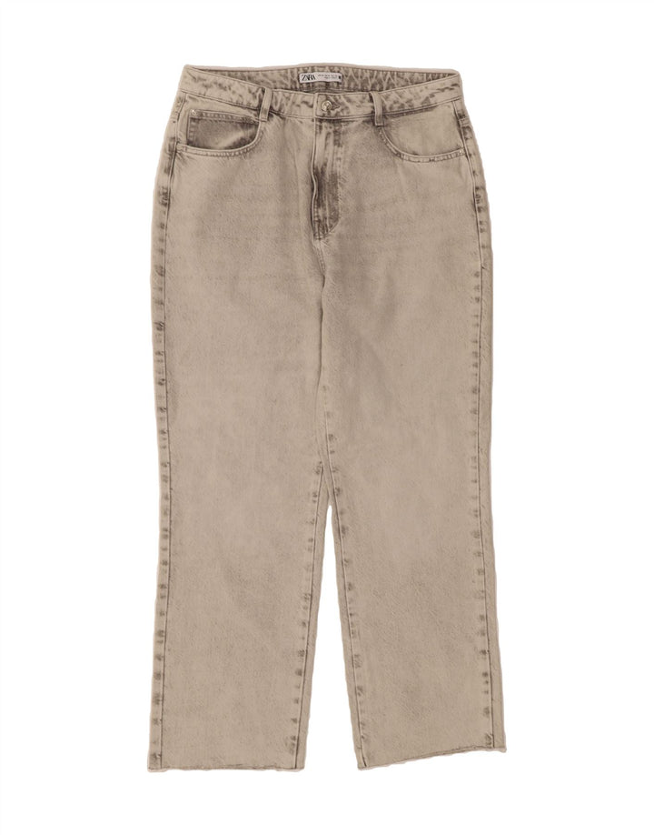 ZARA Womens High Waist Jeans EU 42 Large W32 L29 Grey Vintage Zara and Second-Hand Zara from Messina Hembry 