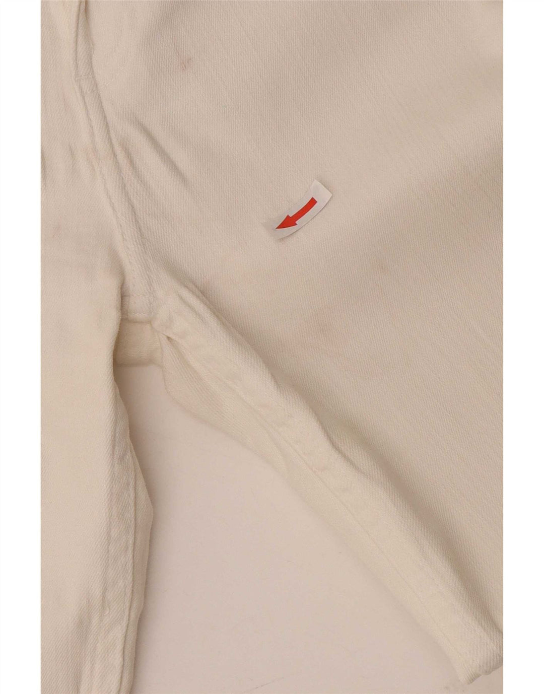 Zara Damen Schlagjeans EU 36 XS W26 L26 Weiß Baumwolle