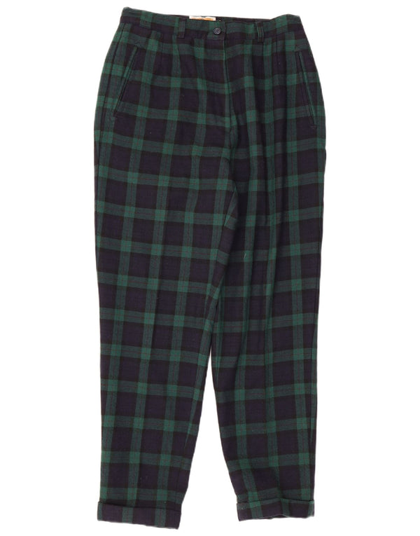 Conte of Florence Womens High Waist Chino Trousers IT 46 Large W28 L26 Navy