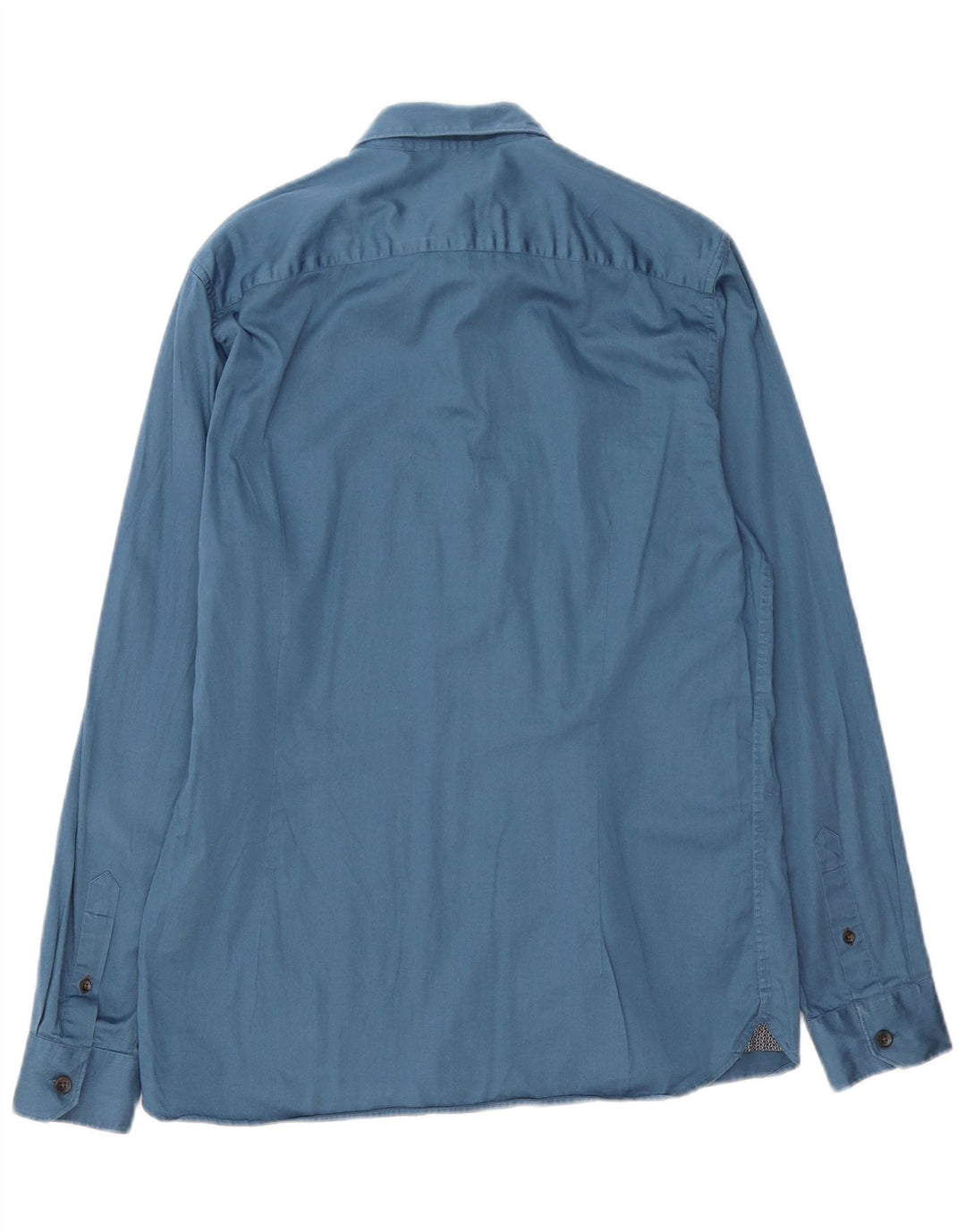 Ted Baker Herrenhemd, Größe 4, groß, blaue Baumwolle