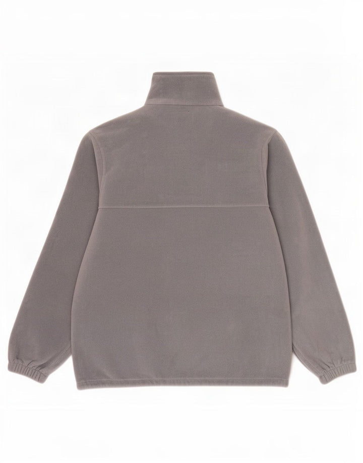 Aesse Herren-Fleecejacke mit Grafik, UK 38, mittelgrau, Polyester
