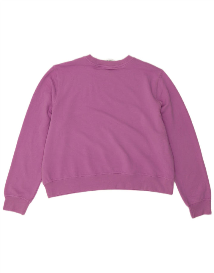 Nike Damen Dri Fit Übergroßer Sweatshirtpullover UK 18 XL Lila Polyester