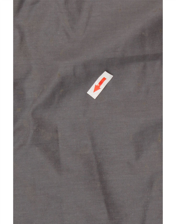 Vintage Herren Windjacke UK 38 Mittelgrau gestreift