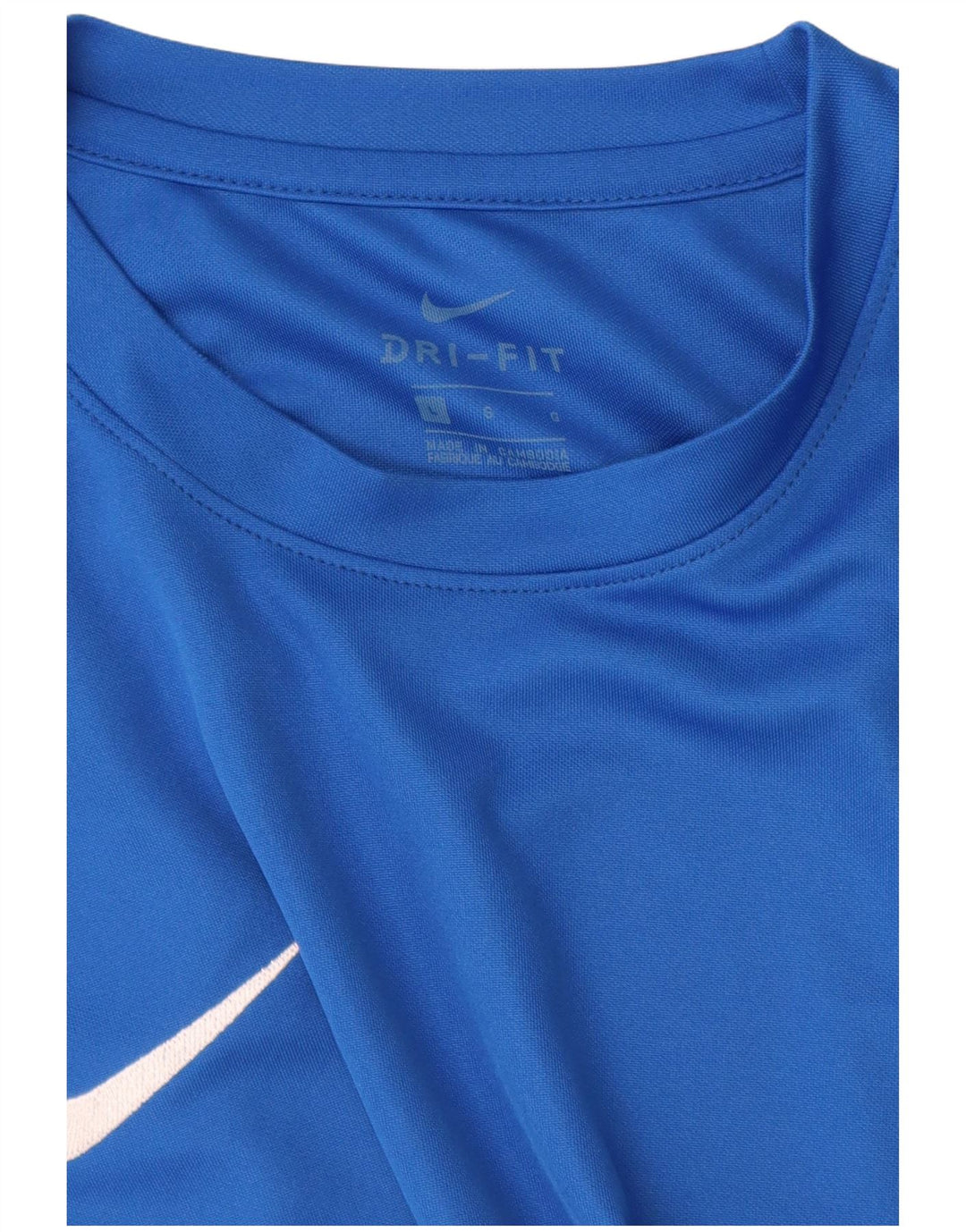 Nike Herren Dri Fit T-Shirt Top, Größe L, Blau