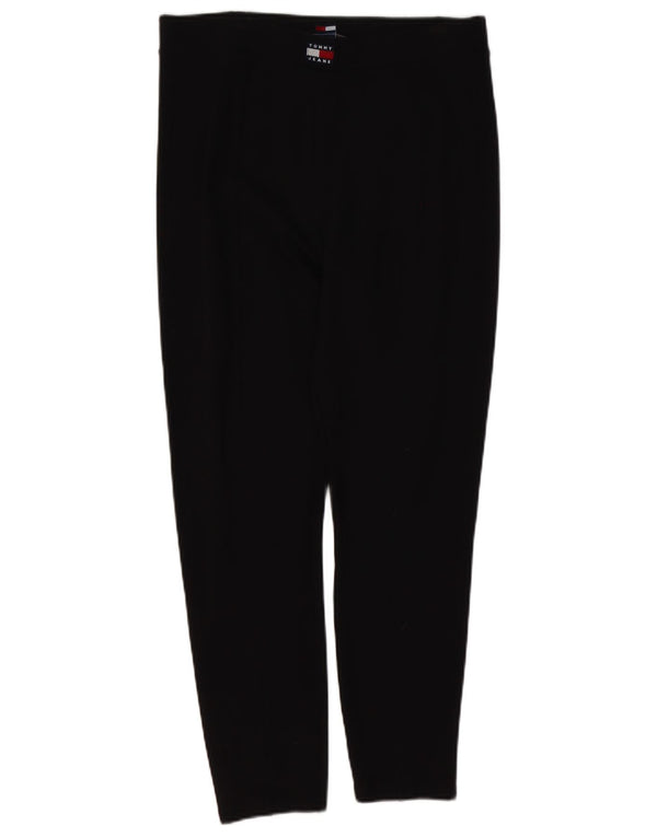 Tommy Hilfiger Damen Skinny Freizeithose XL W36 L26 Schwarz