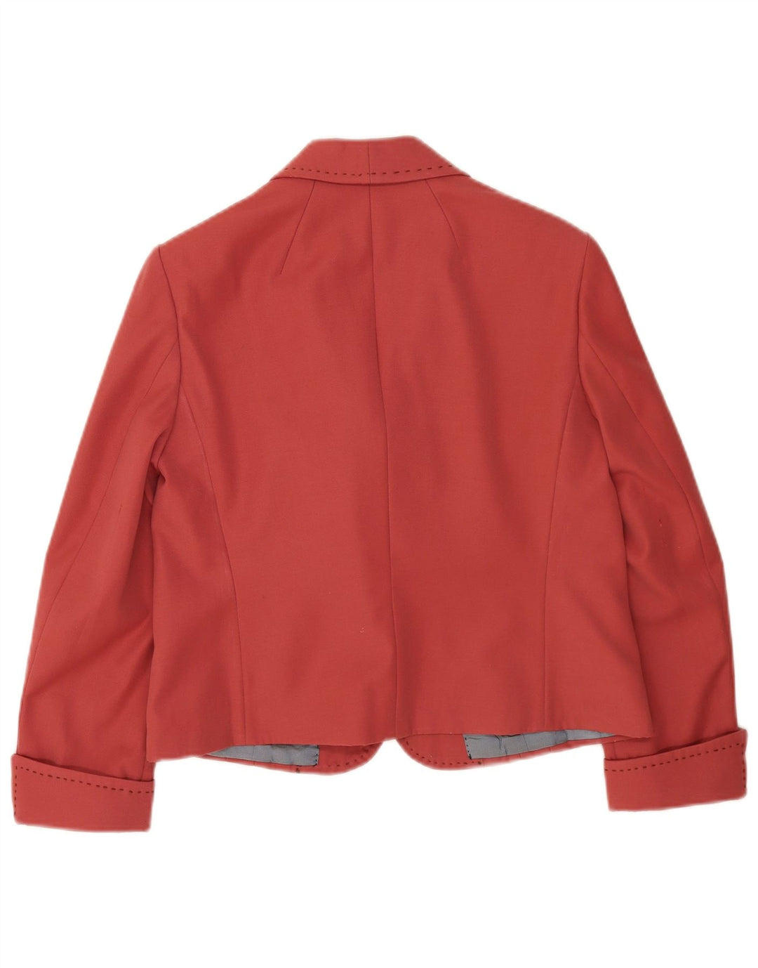 Vintage Damen 2-Knopf-Blazerjacke UK 14 Mittelrosa