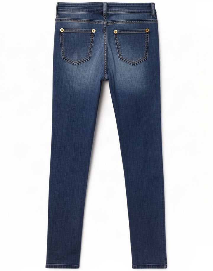 Massimo Dutti Damen Slim Jeans EU 40 Mittel W30 L31 Blau