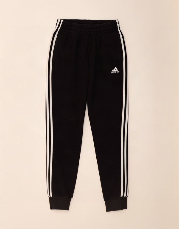 Adidas Damen Trainingshose Jogger UK 8/10 Small Schwarz Baumwolle