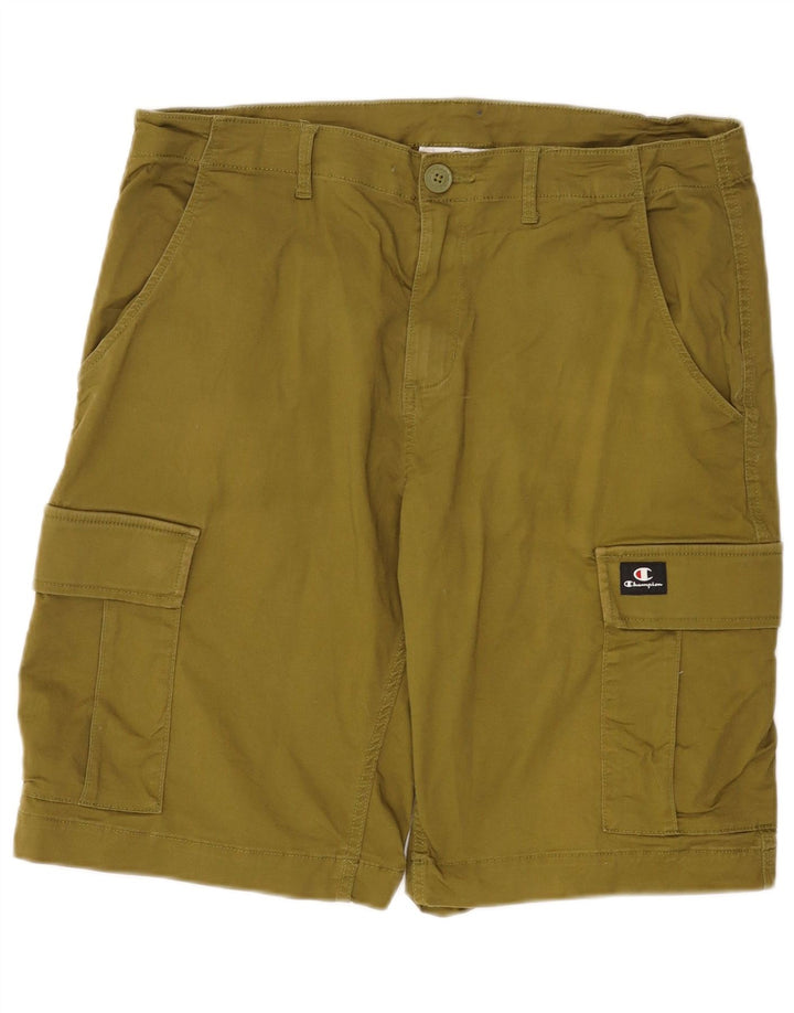 Champion Herren Cargoshorts XL W38 Khaki Baumwolle