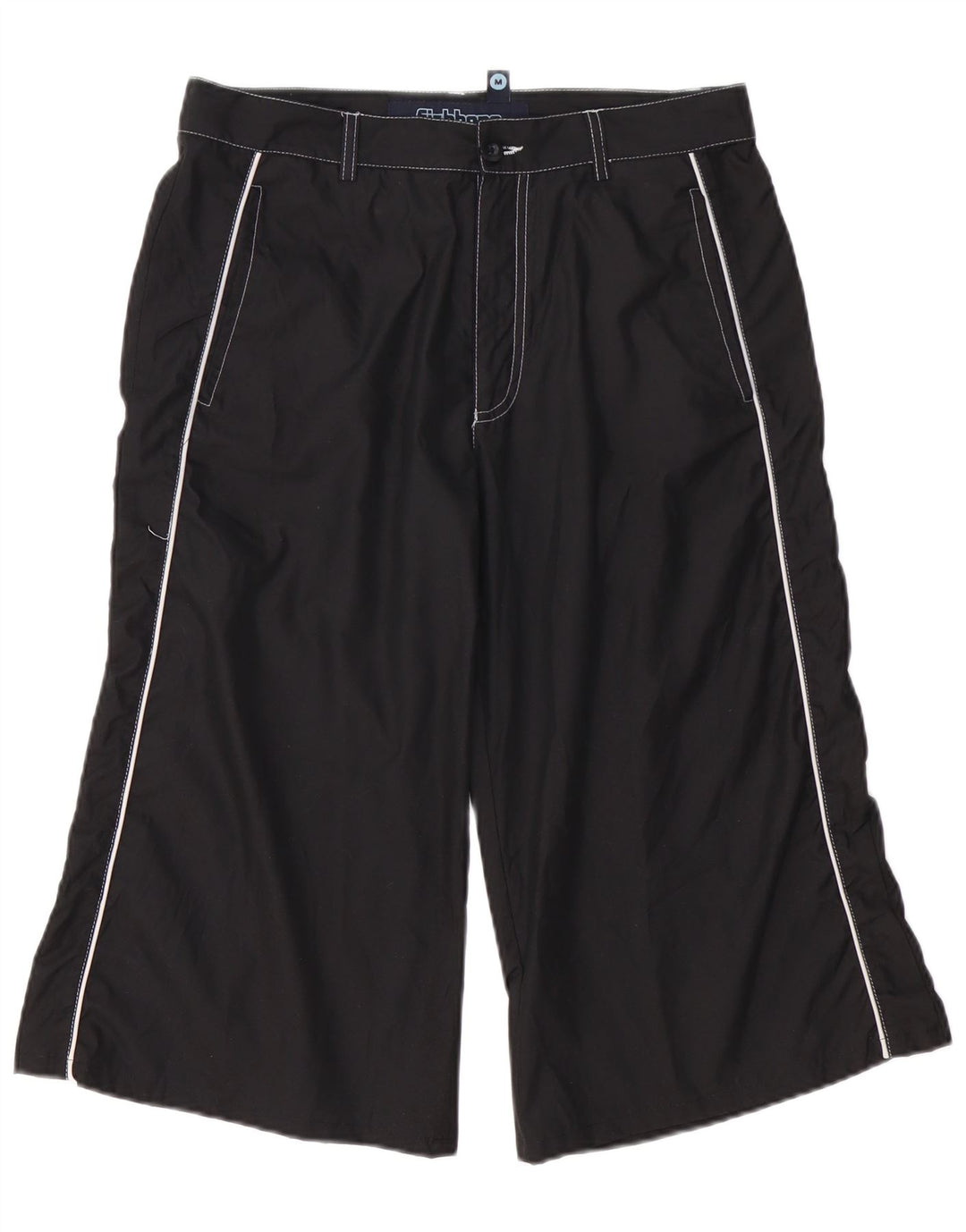FISHBONE Herren Bermudashorts Medium W30 Schwarz Polyester