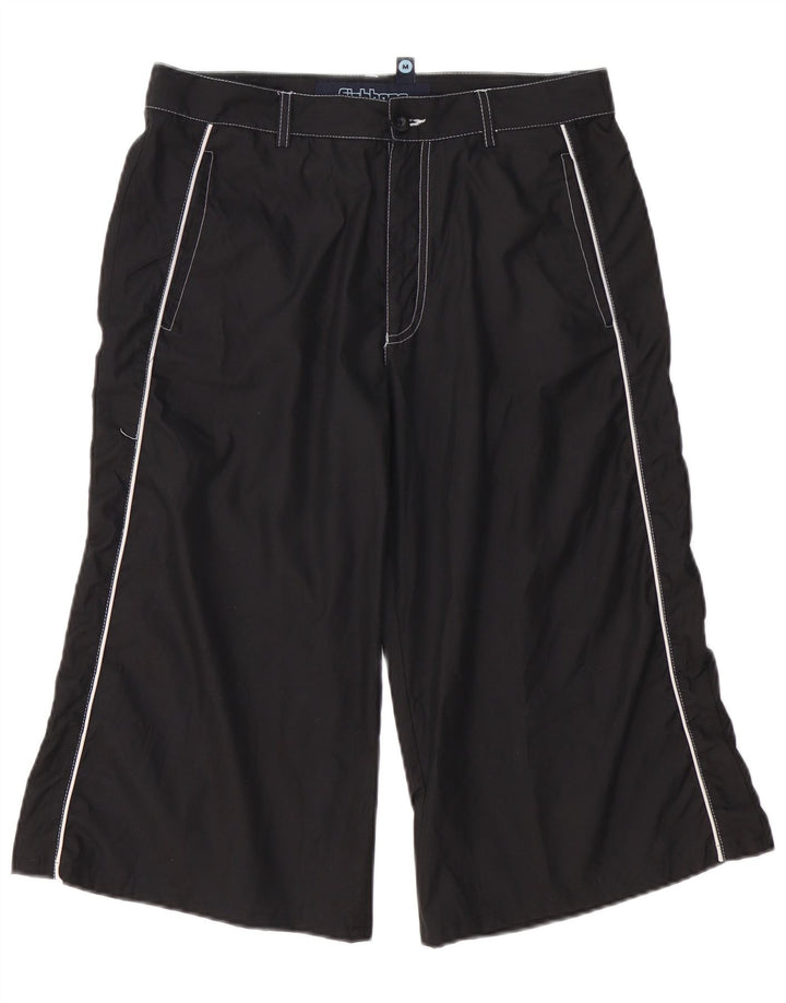 FISHBONE Herren Bermudashorts Medium W30 Schwarz Polyester