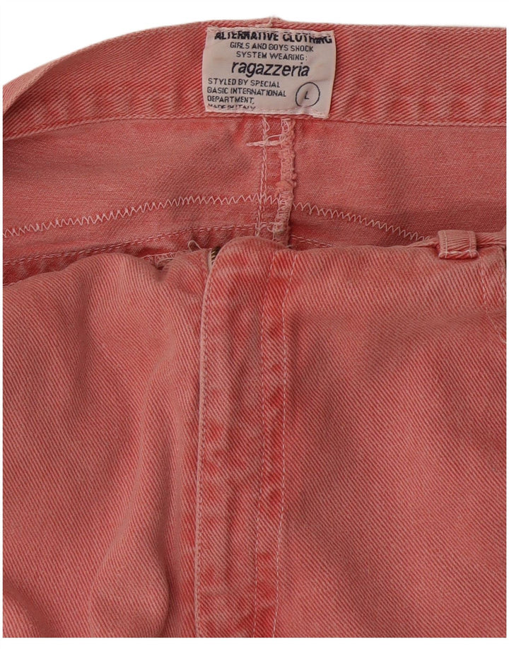 Vintage Damen Tapered Jeans Groß W32 L29 Rosa