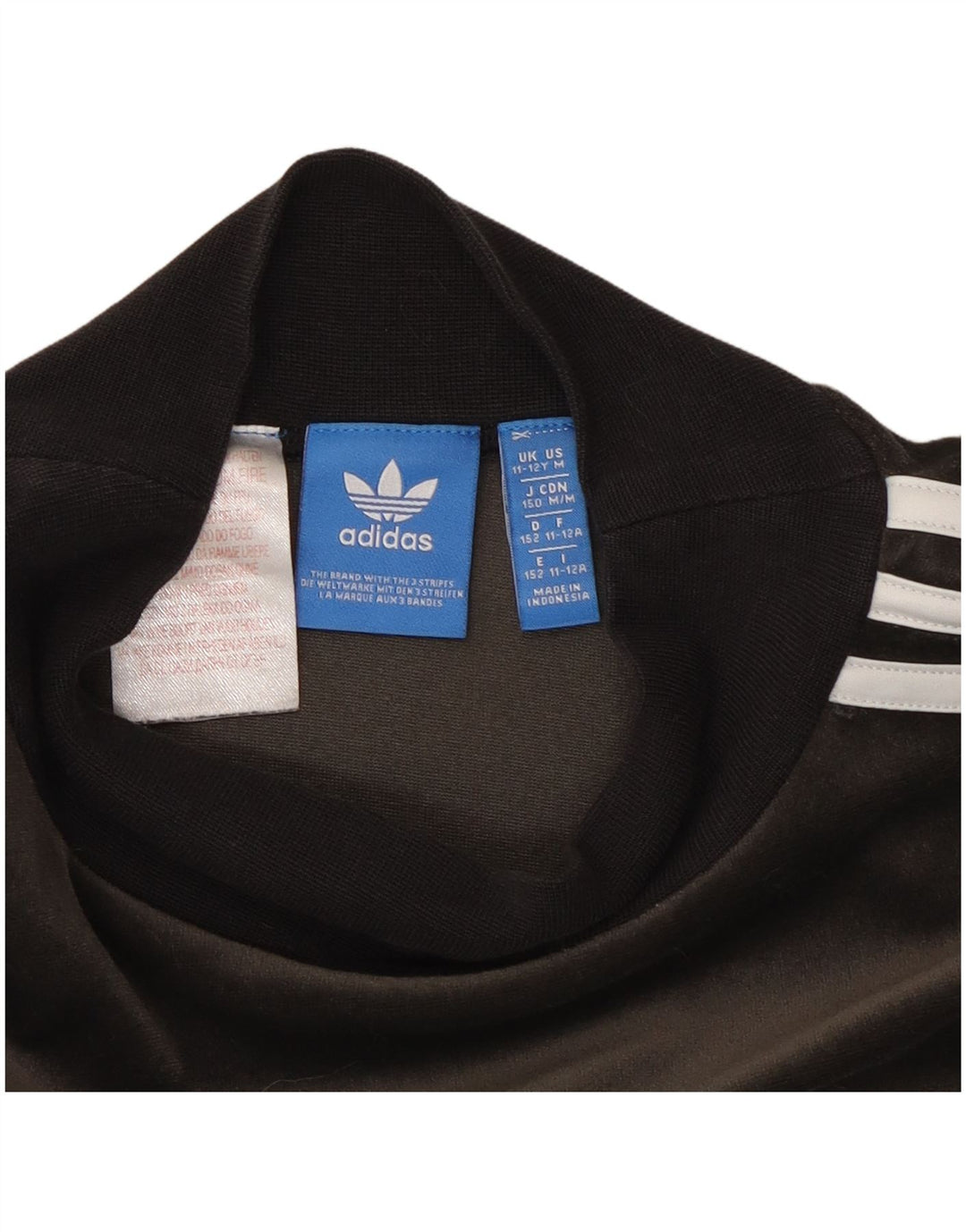 Adidas Mädchen-Sweatshirt aus Velours, 11–12 Jahre, graues Polyester