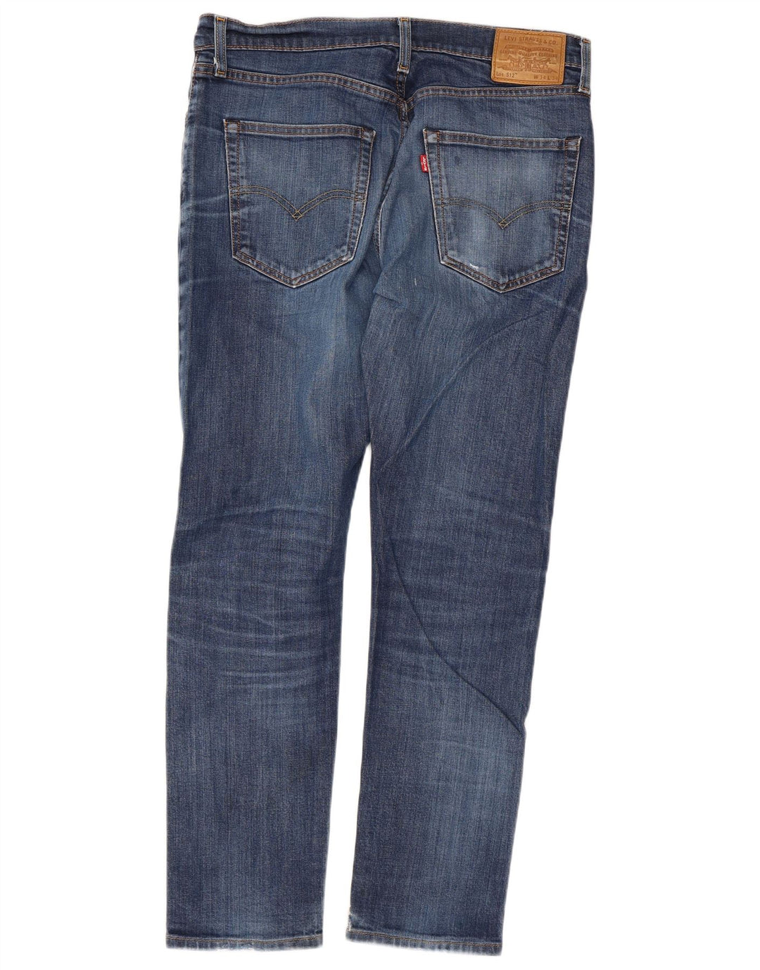 Levi's Herren 512 Slim Tapered Jeans W34 L28 Marineblau