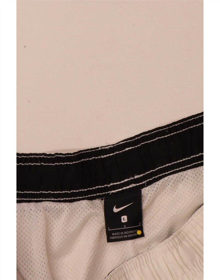 Nike Herren-Sportshorts, Größe L, Weiß