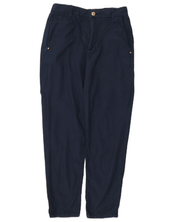 Guess Damen-Chinohose mit hoher Taille, schmal zulaufend, W26 L26, Marineblau