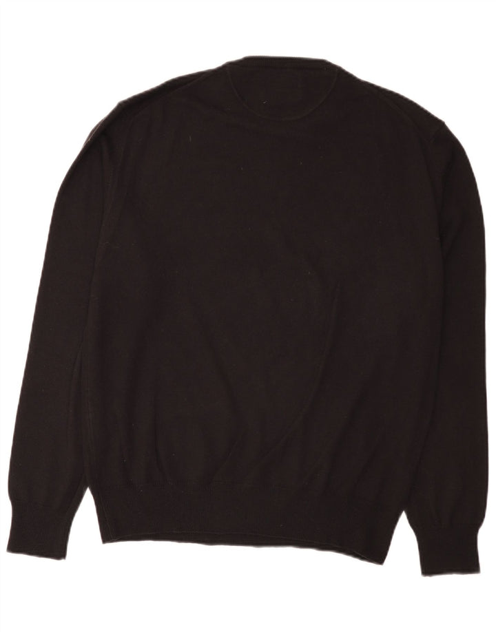 La Martina Herren-Pullover „Buenos Aires“ mit Rundhalsausschnitt, mittleres Marineblau
