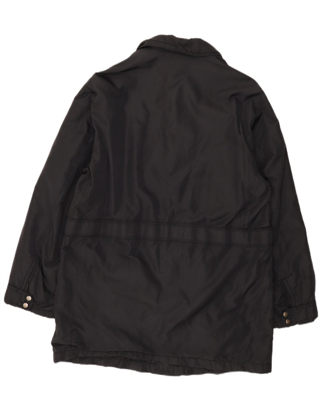 Hugo Boss Herrenmantel IT 50 Large Schwarz Polyamid