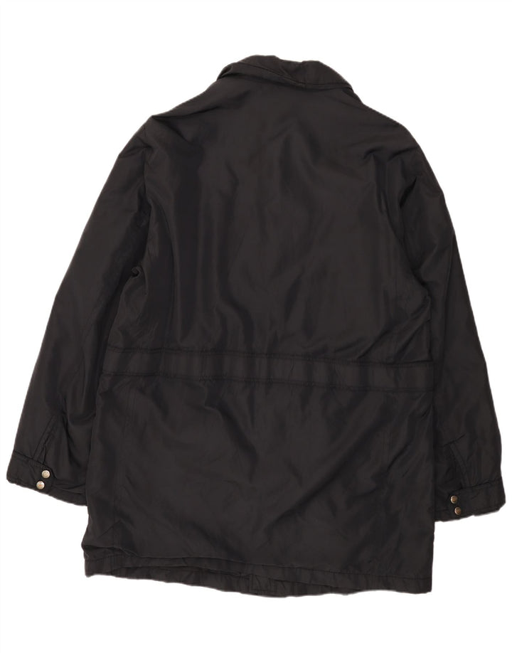 Hugo Boss Herrenmantel IT 50 Large Schwarz Polyamid