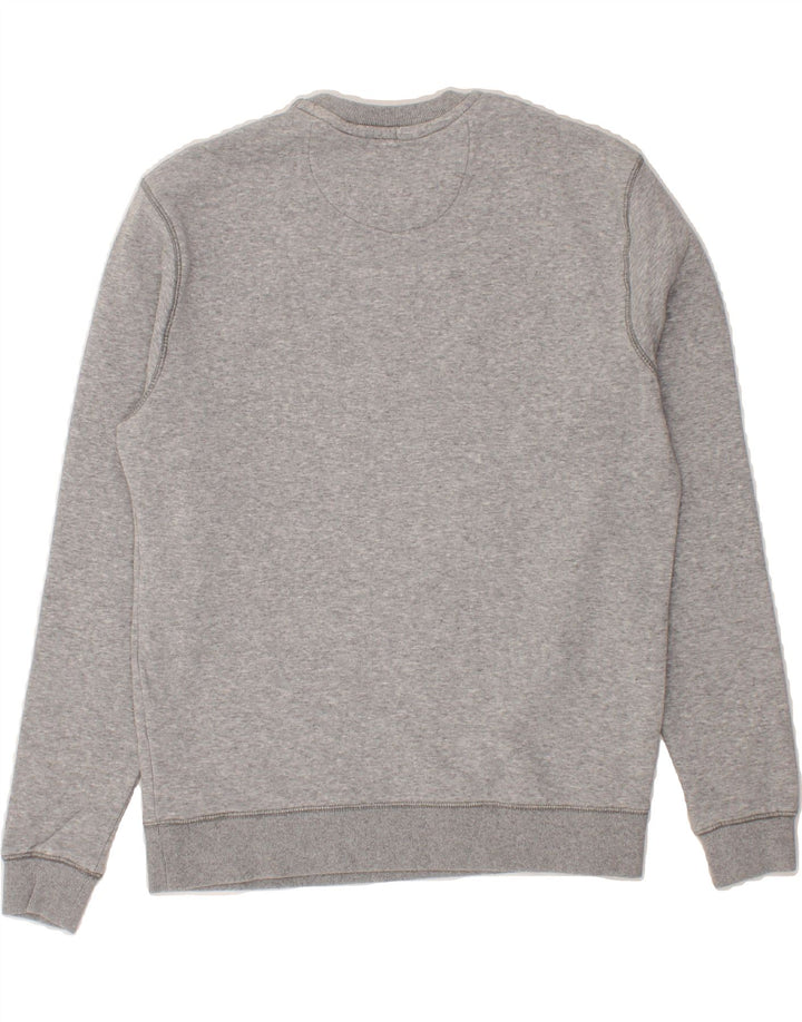 JACK WILLS Mens Graphic Sweatshirt Jumper Small Grey Cotton Vintage Jack Wills and Second-Hand Jack Wills from Messina Hembry 