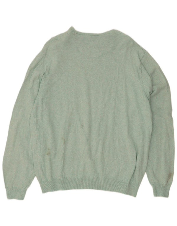 Marks & Spencer Herren-Pullover mit Rundhalsausschnitt, reguläre Passform, XL, Blau