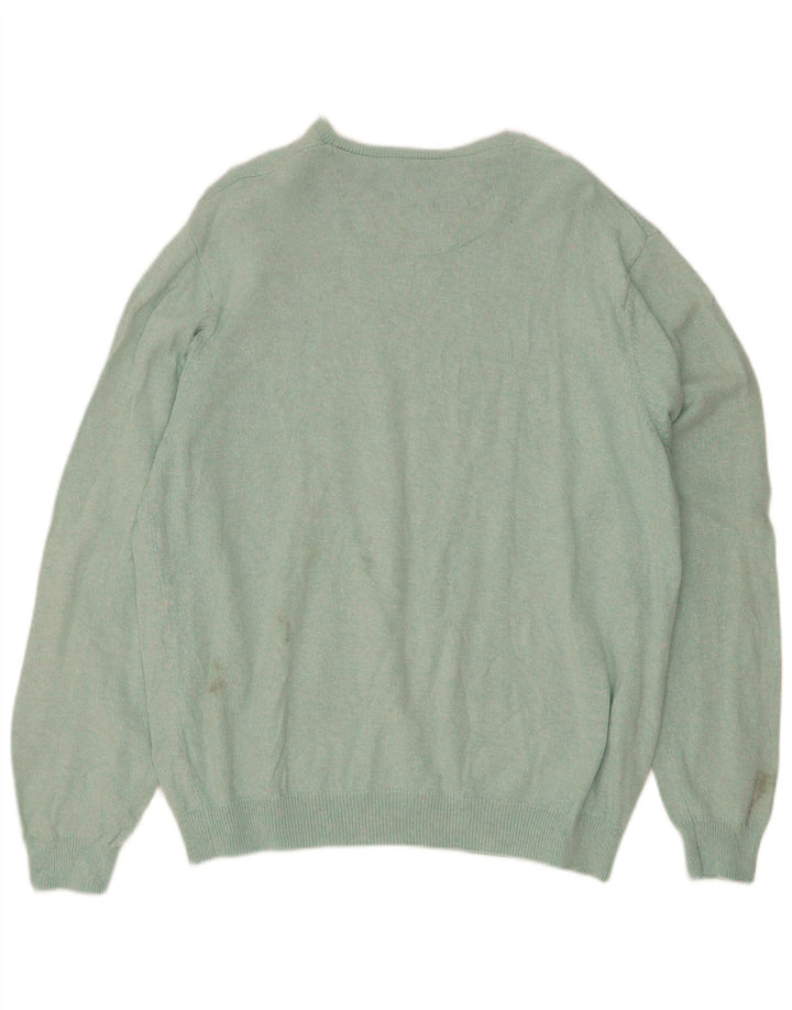 Marks & Spencer Herren-Pullover mit Rundhalsausschnitt, reguläre Passform, XL, Blau